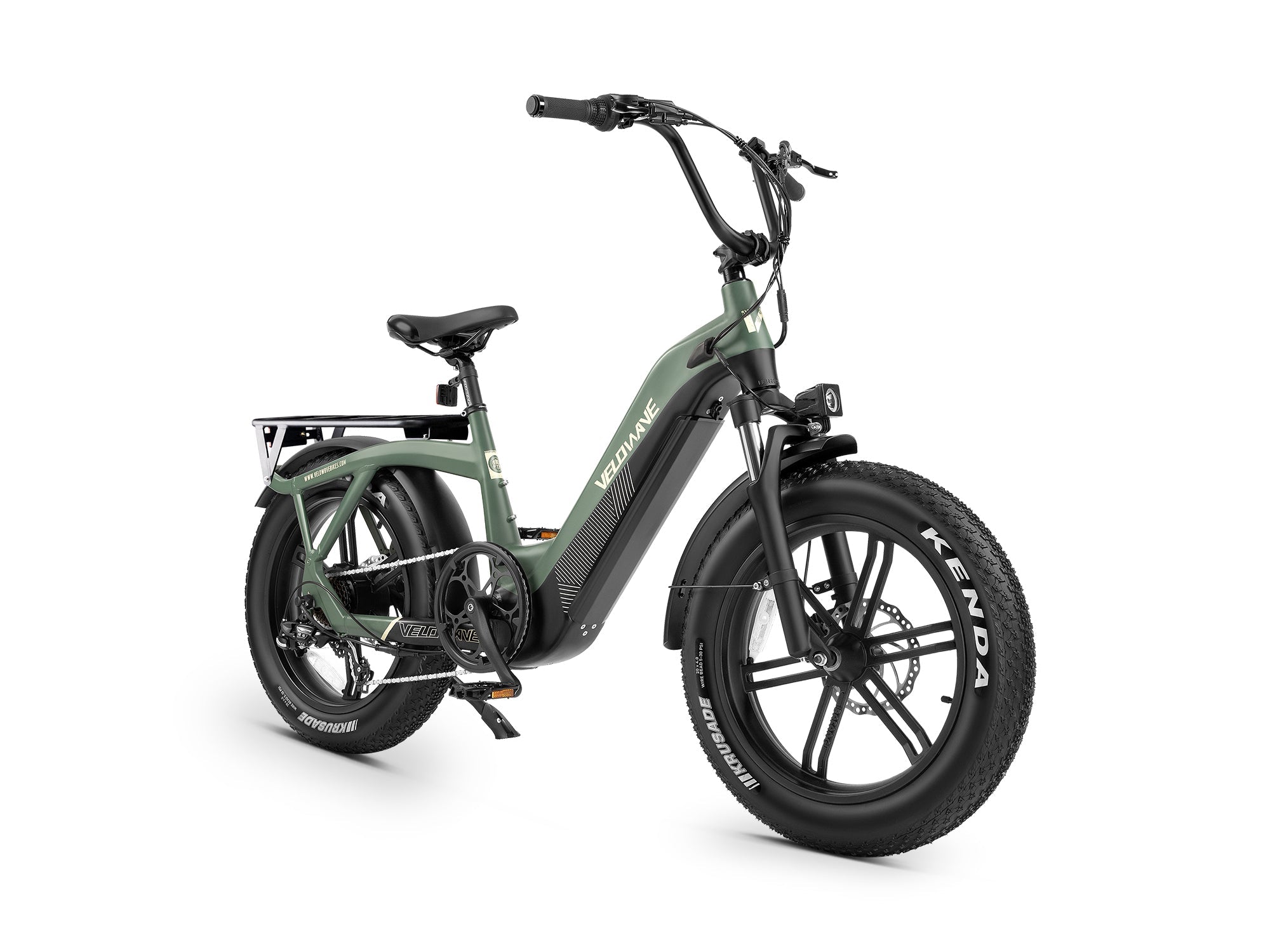 Velowave Pony Compact Step Thru Fat Tire Electric Bike