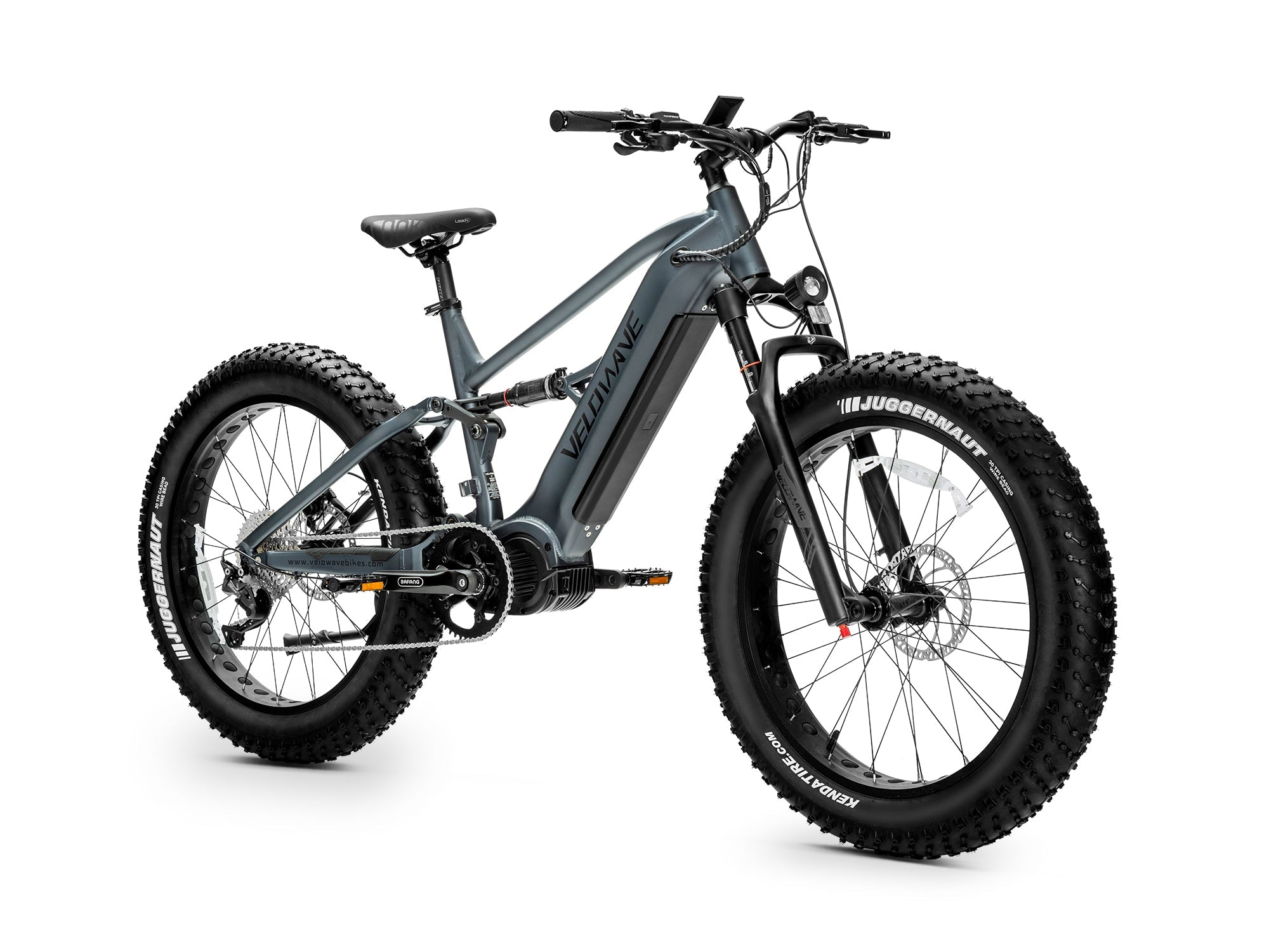Velowave Brawny XM Full Suspension Electric Mountain Bike