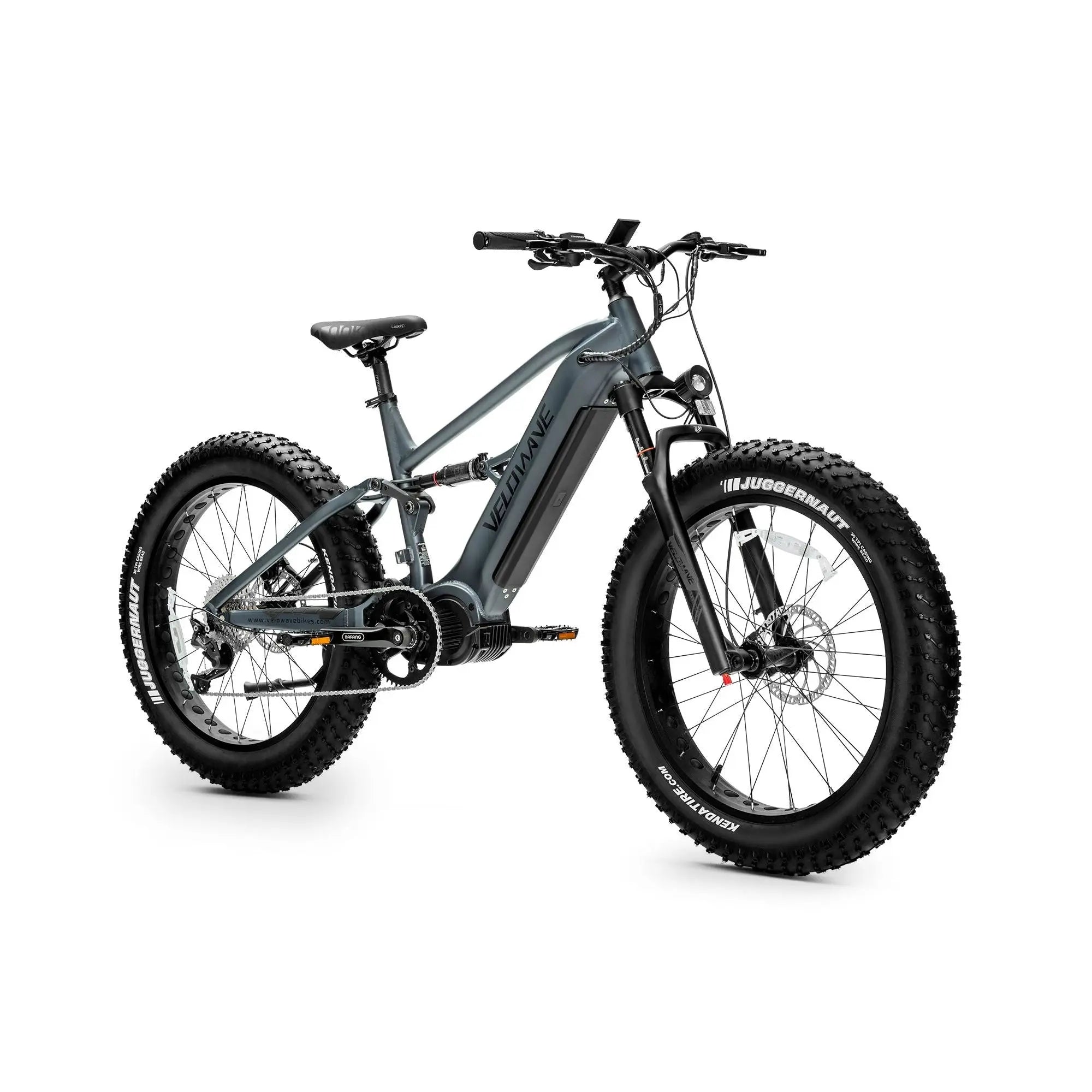 Velowave Brawny XM Full Suspension Electric Mountain Bike 