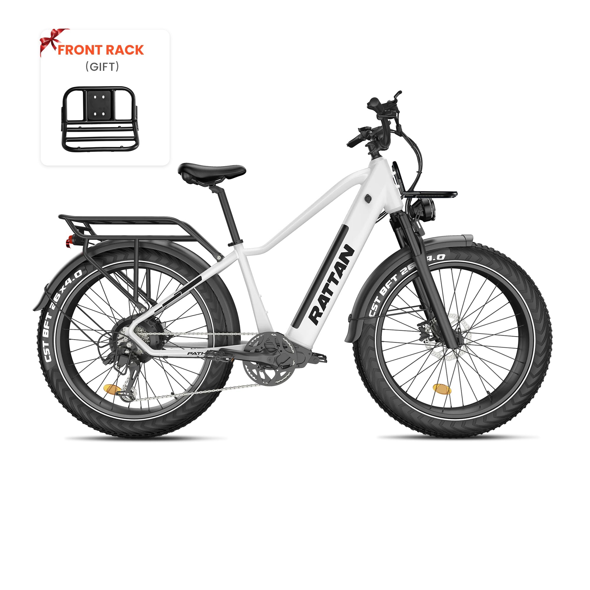 Rattan Pathfinder Fat Tire Electric Mountain Bike
