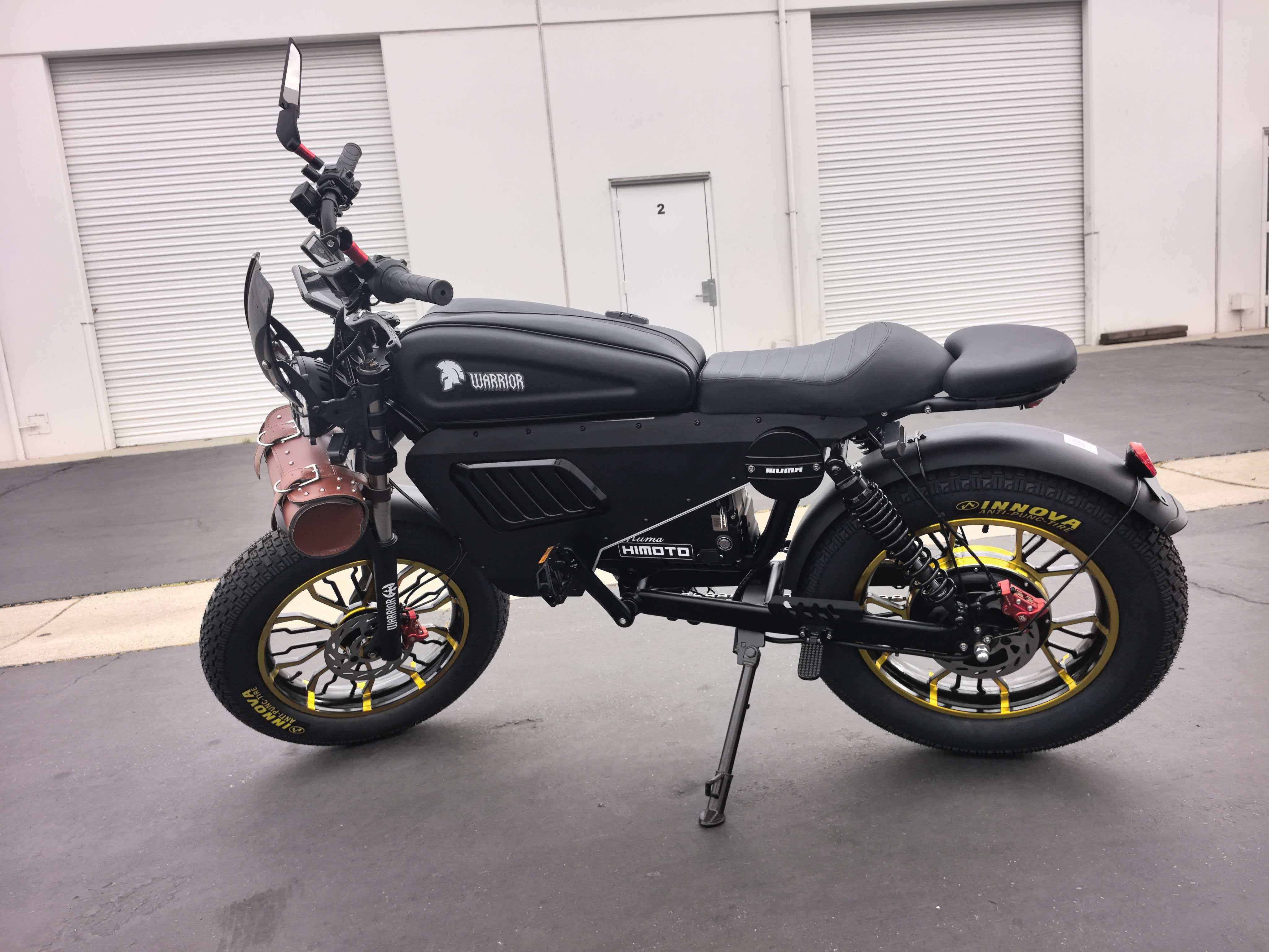 SoverSky Black Warrior Lithium Bike Pro Fat Tire Electric Bike