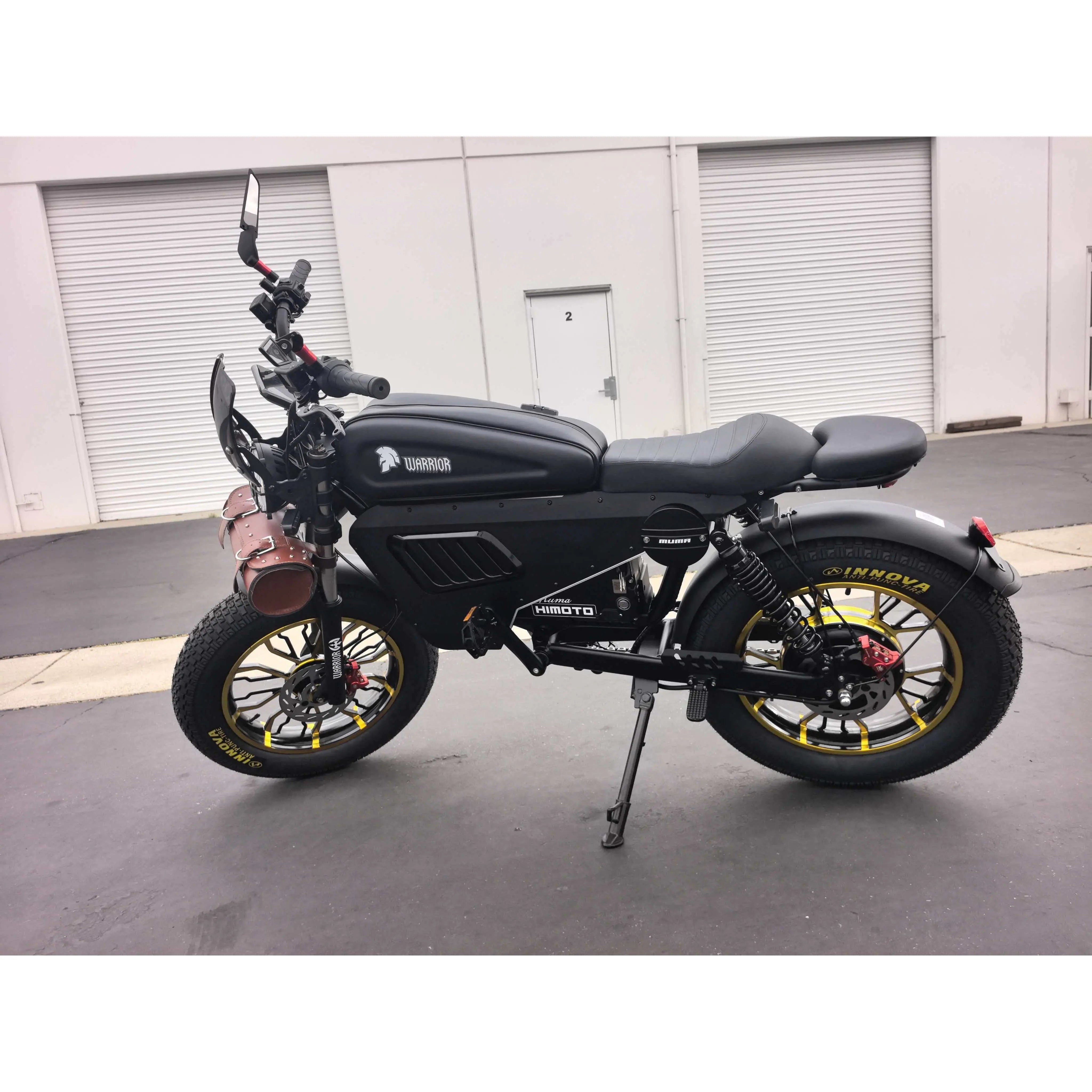 SoverSky Black Warrior Lithium Bike Pro Fat Tire Electric Bike  Electric Bikes Paradise