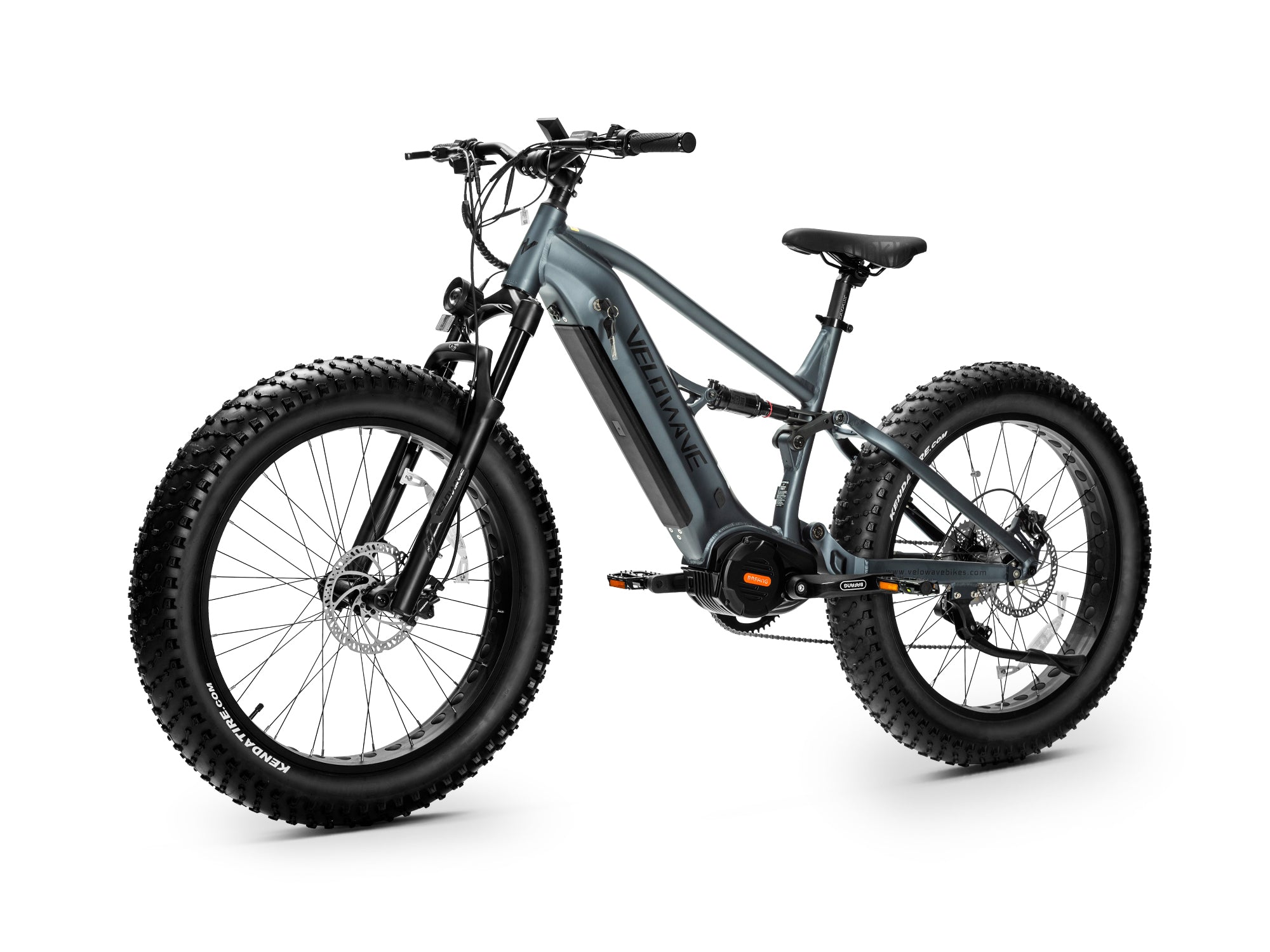 Velowave Brawny XM Full Suspension Electric Mountain Bike