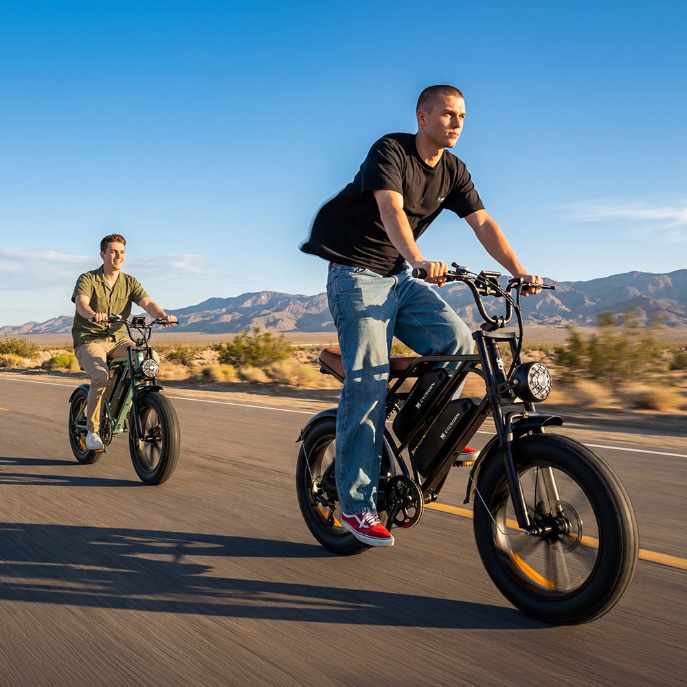 Cycrown CycHunter Moped-Style Electric Bike