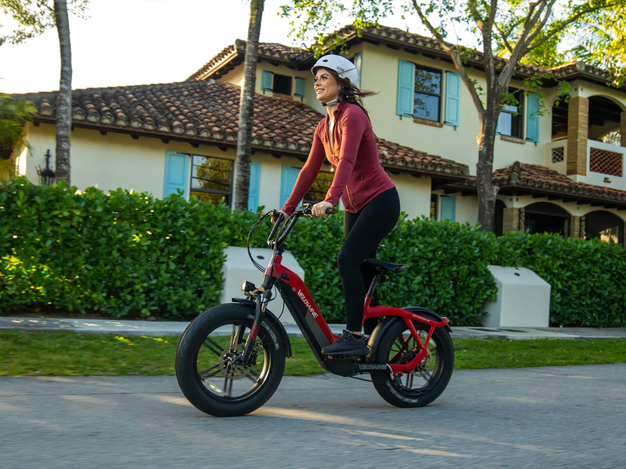 Velowave Pony Compact Step Thru Fat Tire Electric Bike