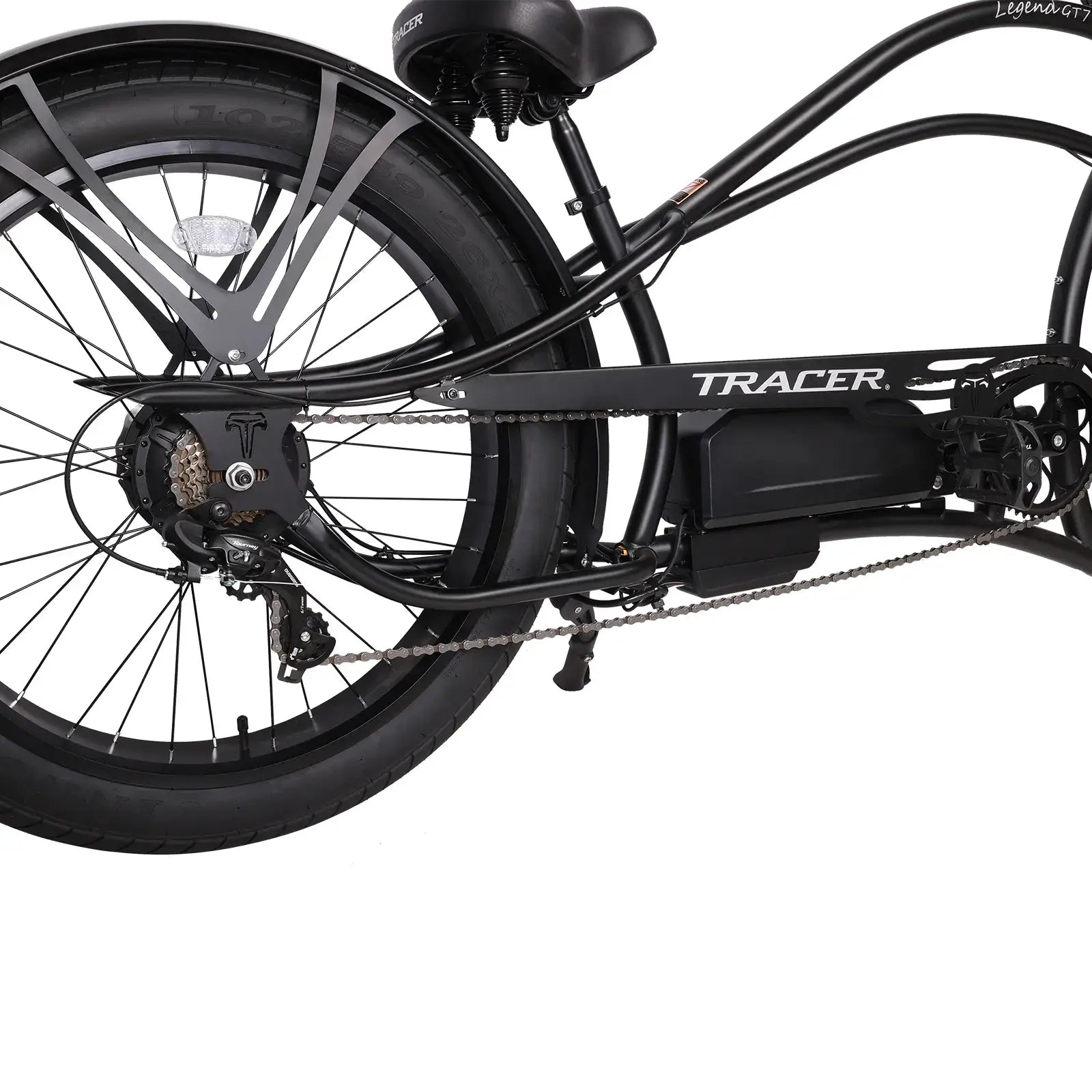 Tracer Legend GT7 1000W Stretch Cruiser Chopper Electric Bike