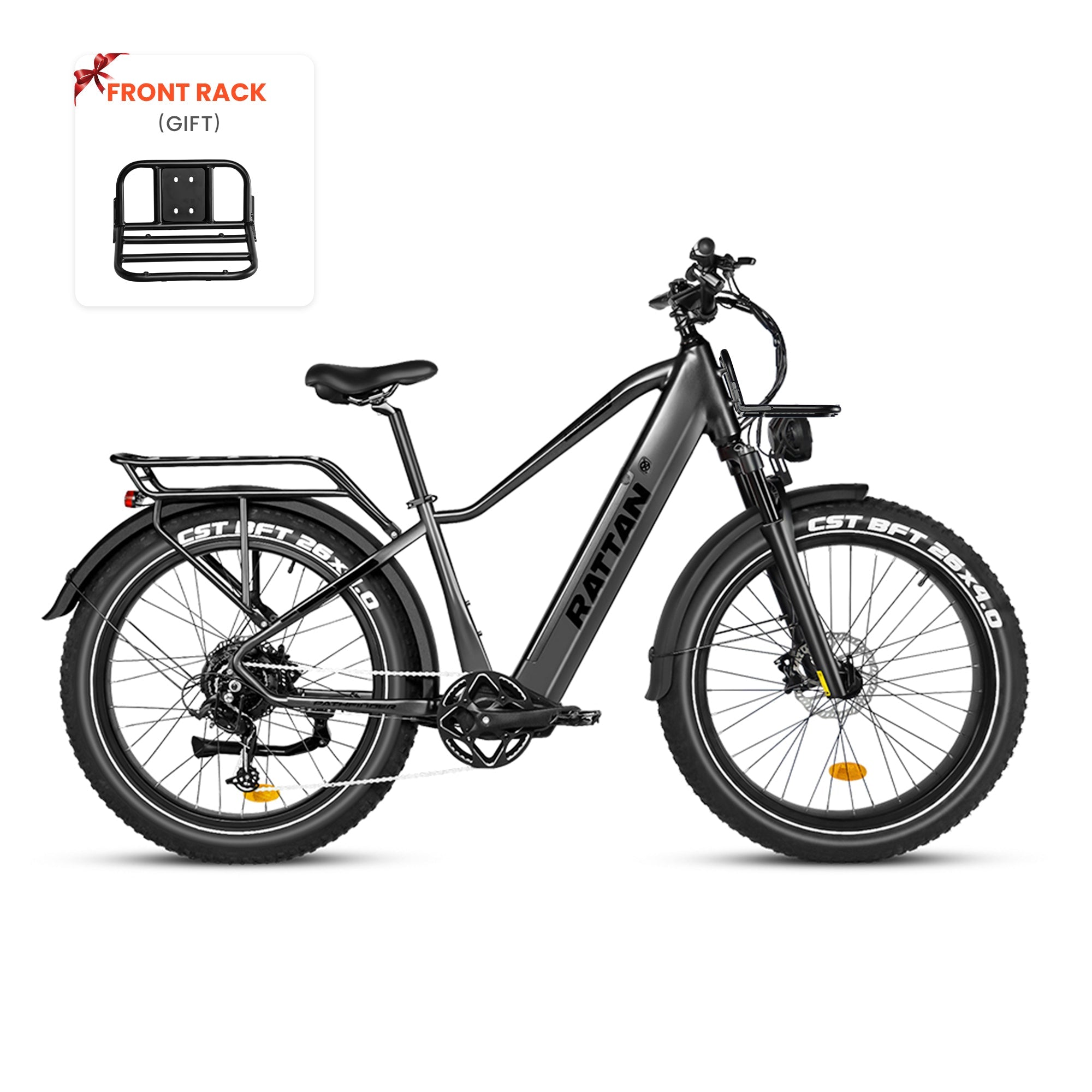 Rattan Pathfinder Fat Tire Electric Mountain Bike