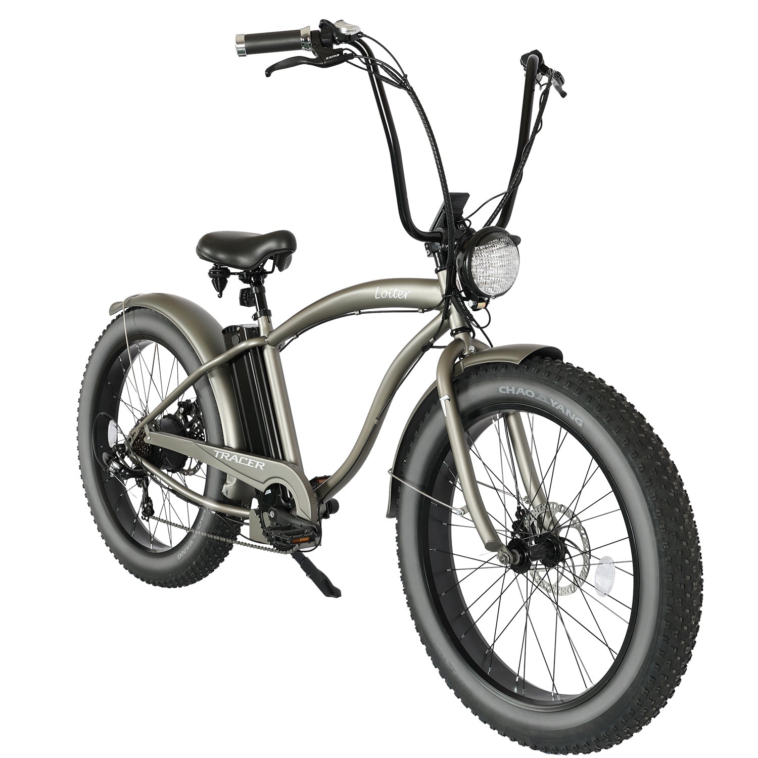 Tracer Loiter 800W 48V Fat Tire Electric Cruiser Bike