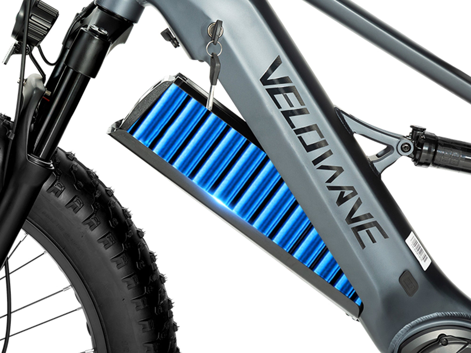 Velowave Brawny XM Full Suspension Electric Mountain Bike