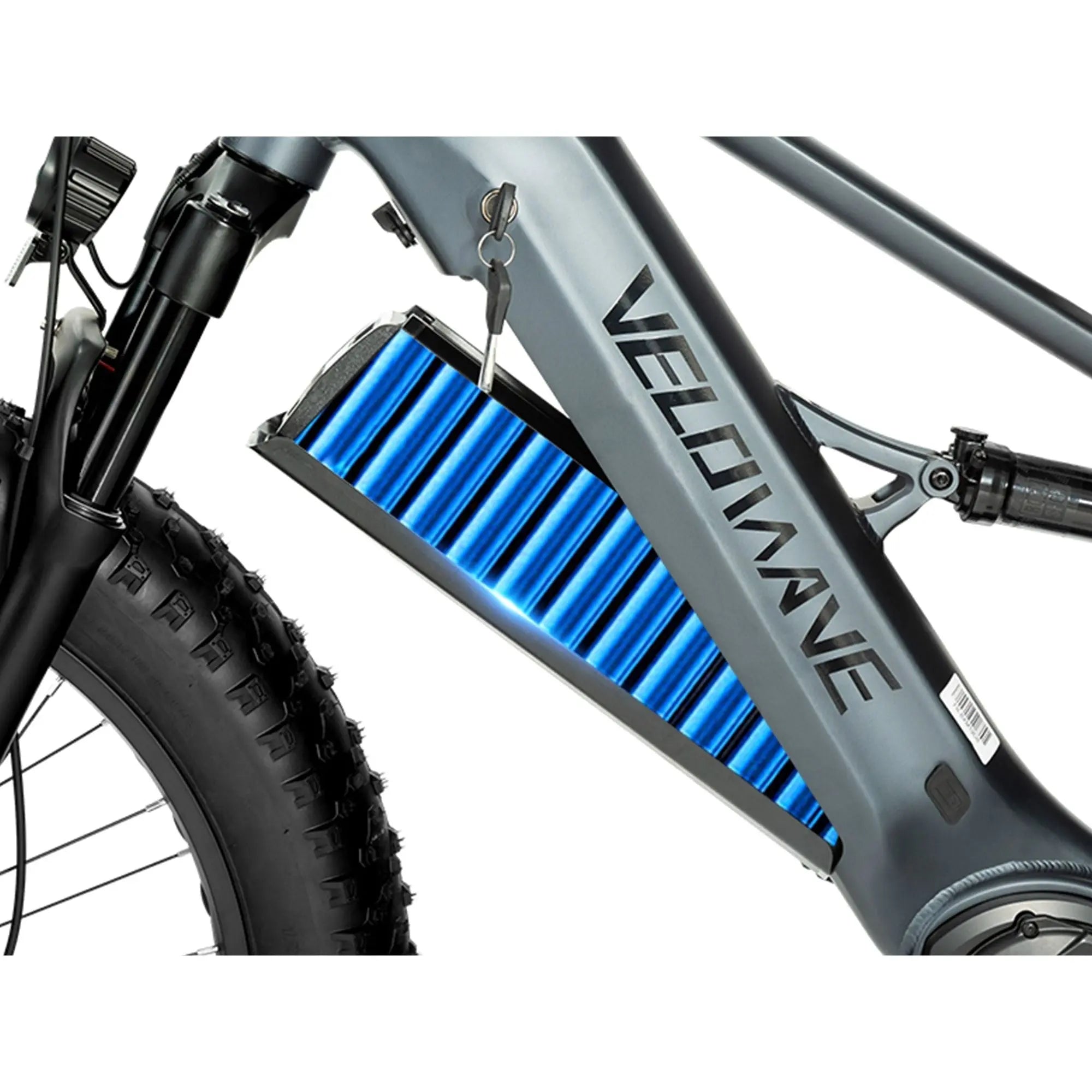 Velowave Brawny XM Full Suspension Electric Mountain Bike 