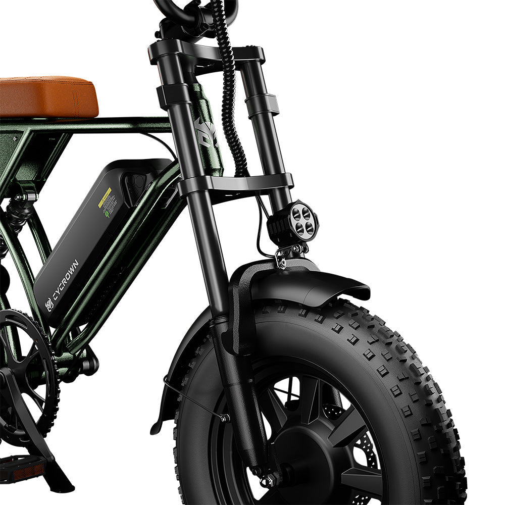 Cycrown Run Mini Vintage Moped Electric Bike