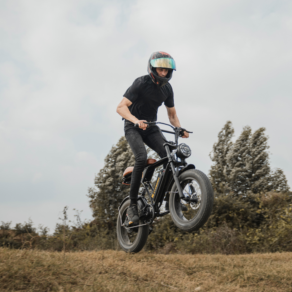 Cycrown CycRun Vintage Moped Electric Bike