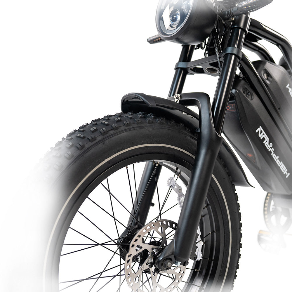 HappyRun Tank G70 2000W Dual Battery Cargo Electric Bike
