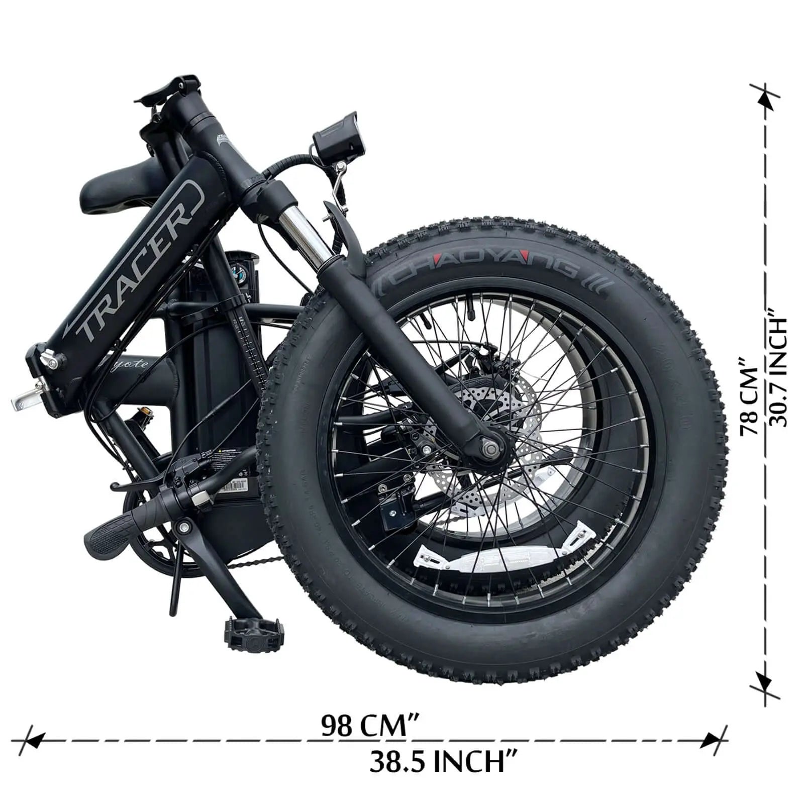 Tracer Coyote 500W Foldable Electric Bike