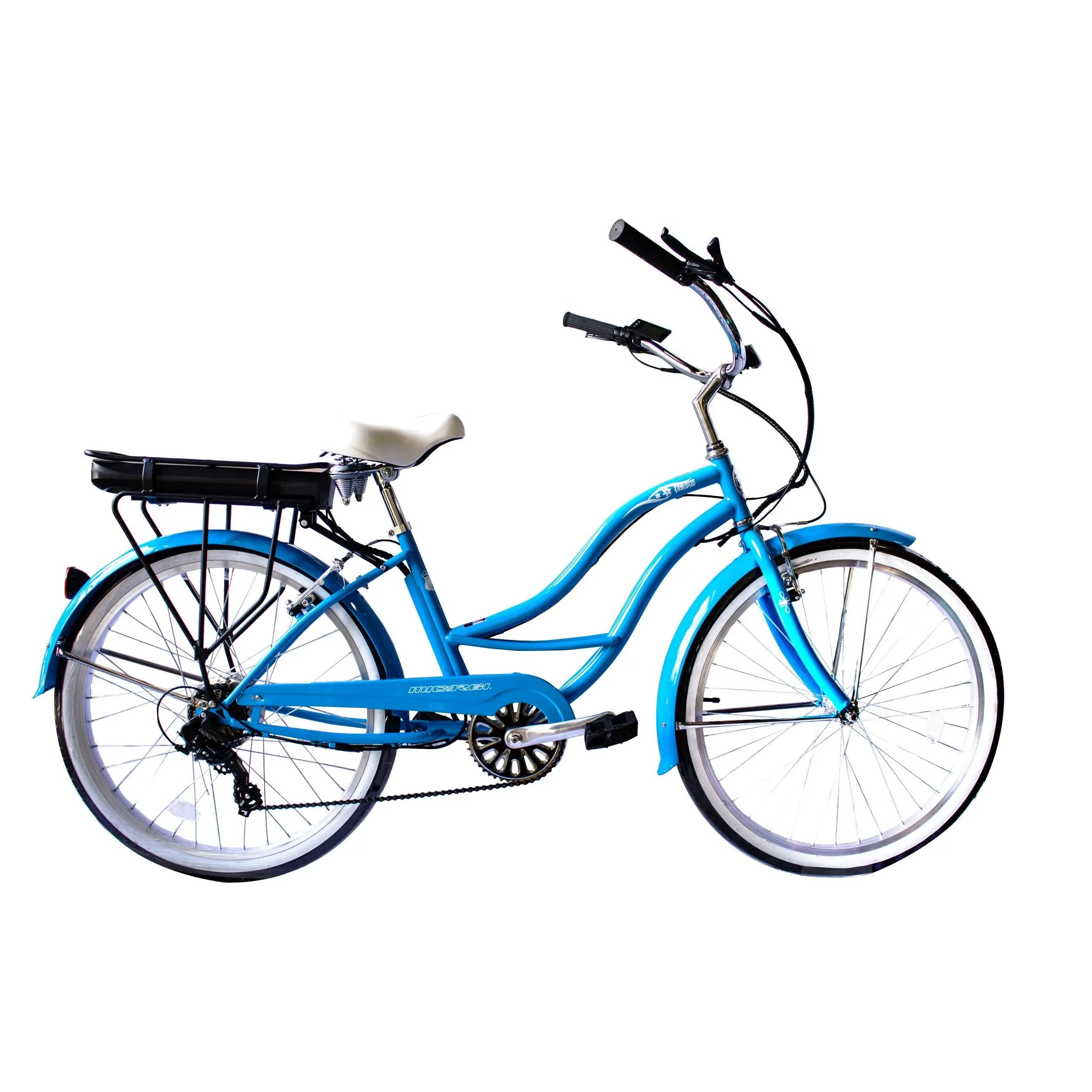 Micargi Bali 350W 48V Step Through Beach Cruiser Electric Bike  Electric Bikes Paradise