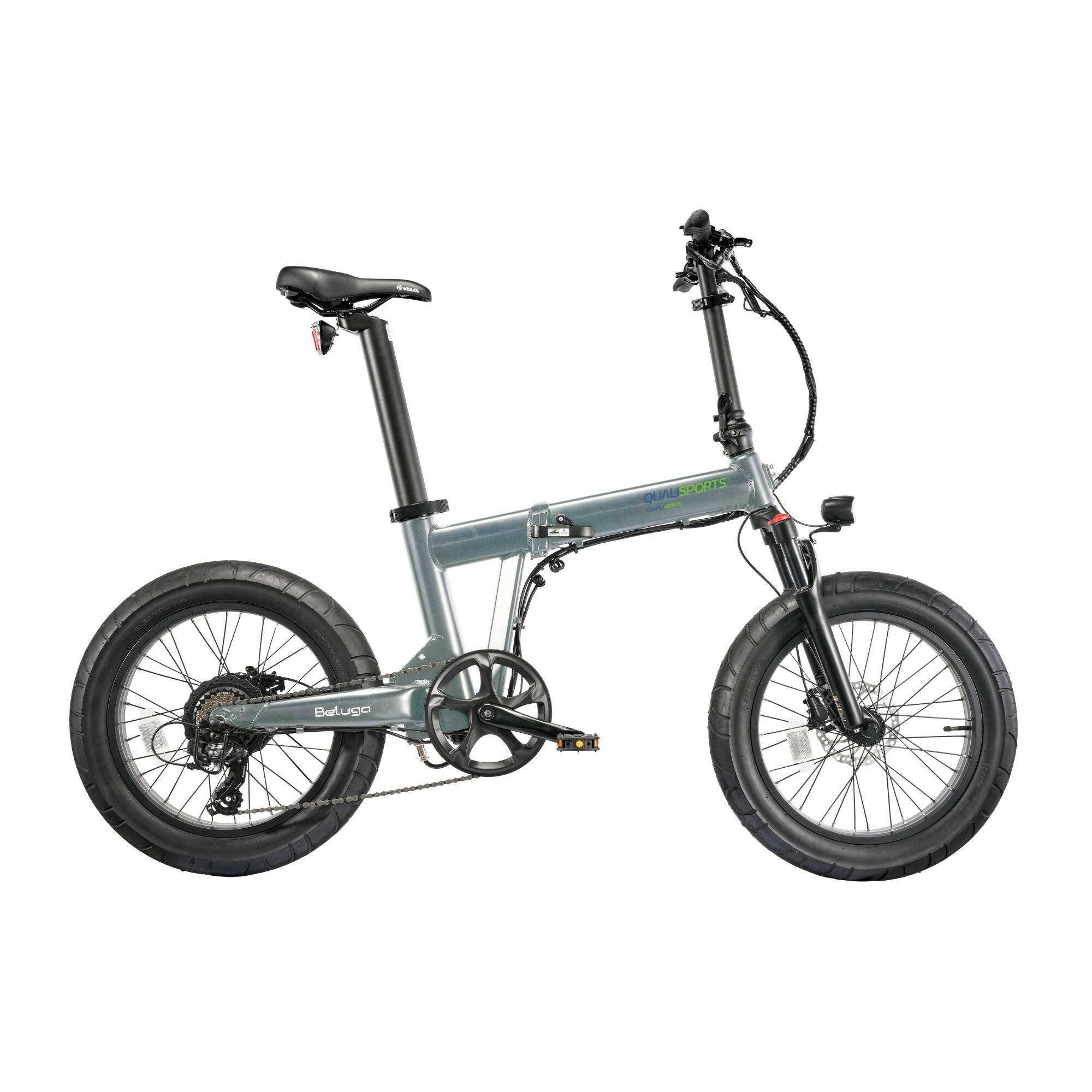 Qualisports Beluga Folding Fat Tire Electric Bike  Electric Bikes Paradise