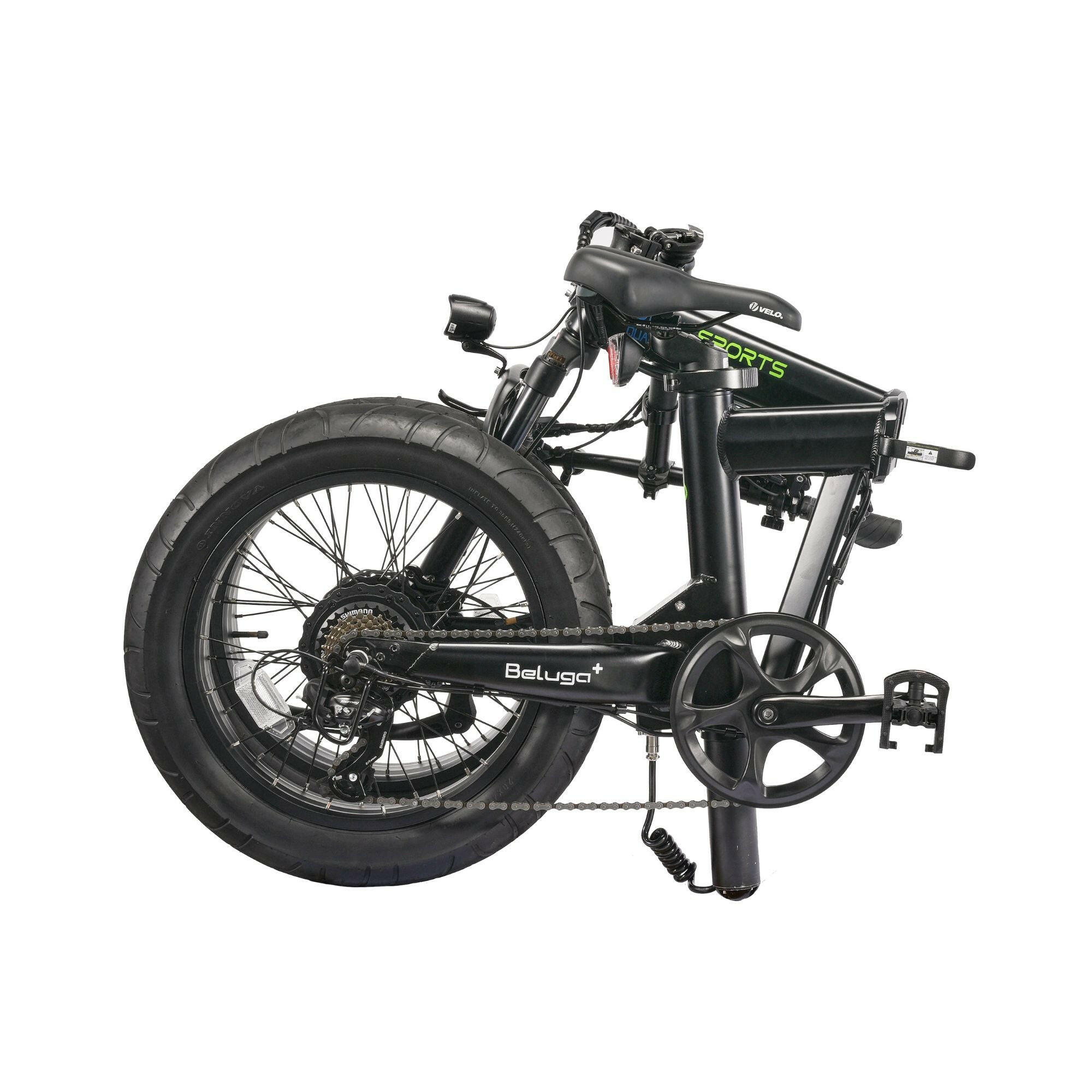 Qualisports Beluga Folding Fat Tire Electric Bike  Electric Bikes Paradise