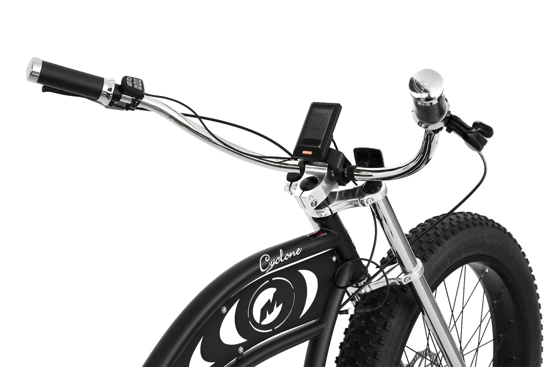 Micargi Cyclone 500W 48V Fat Tire Stretch Cruiser Electric Bike