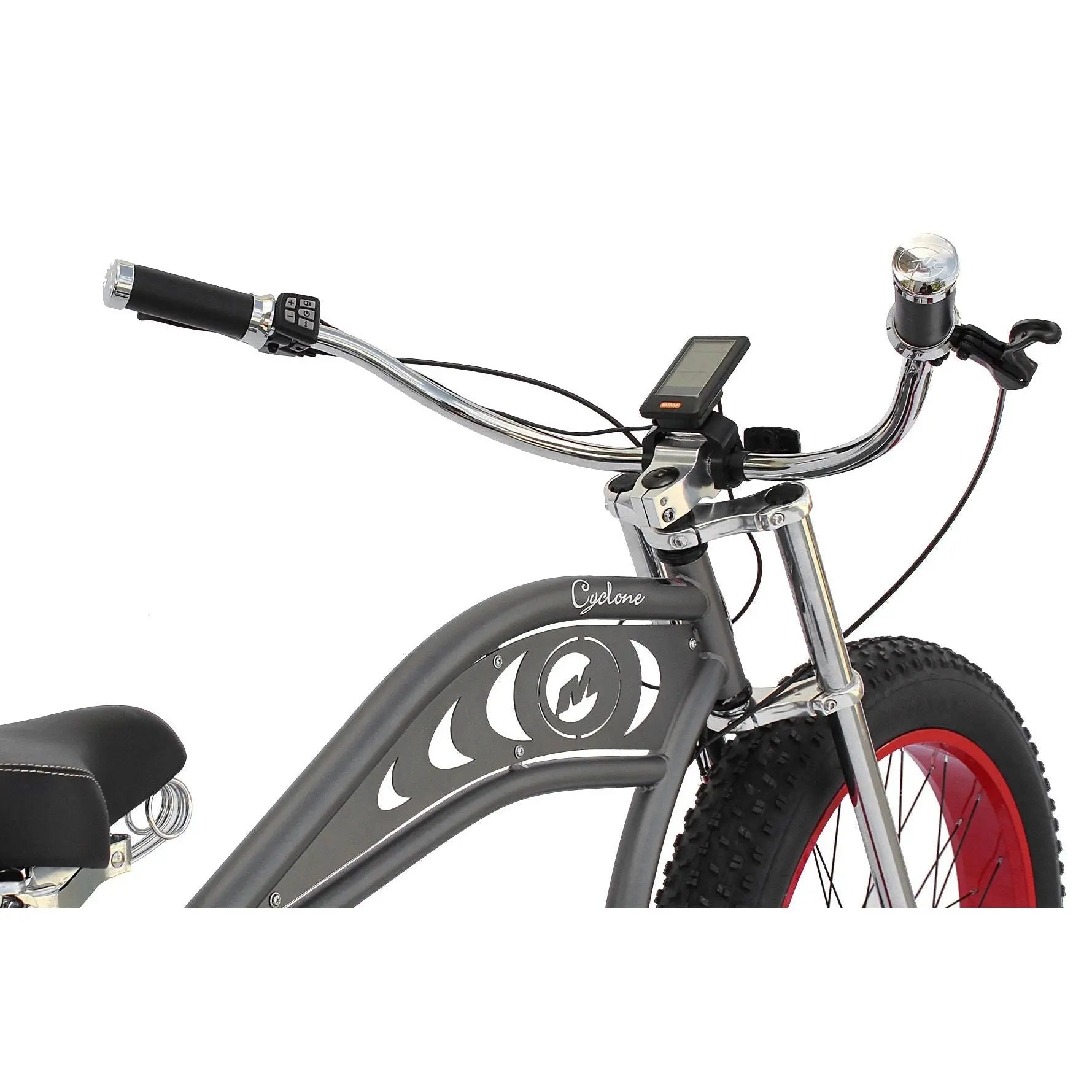 Micargi Cyclone 500W 48V Fat Tire Stretch Cruiser Electric Bike  Electric Bikes Paradise