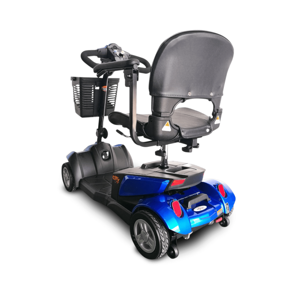 EV Rider CityCruzer 4-Wheel Transportable Mobility Scooter with Mono-Shock Suspension