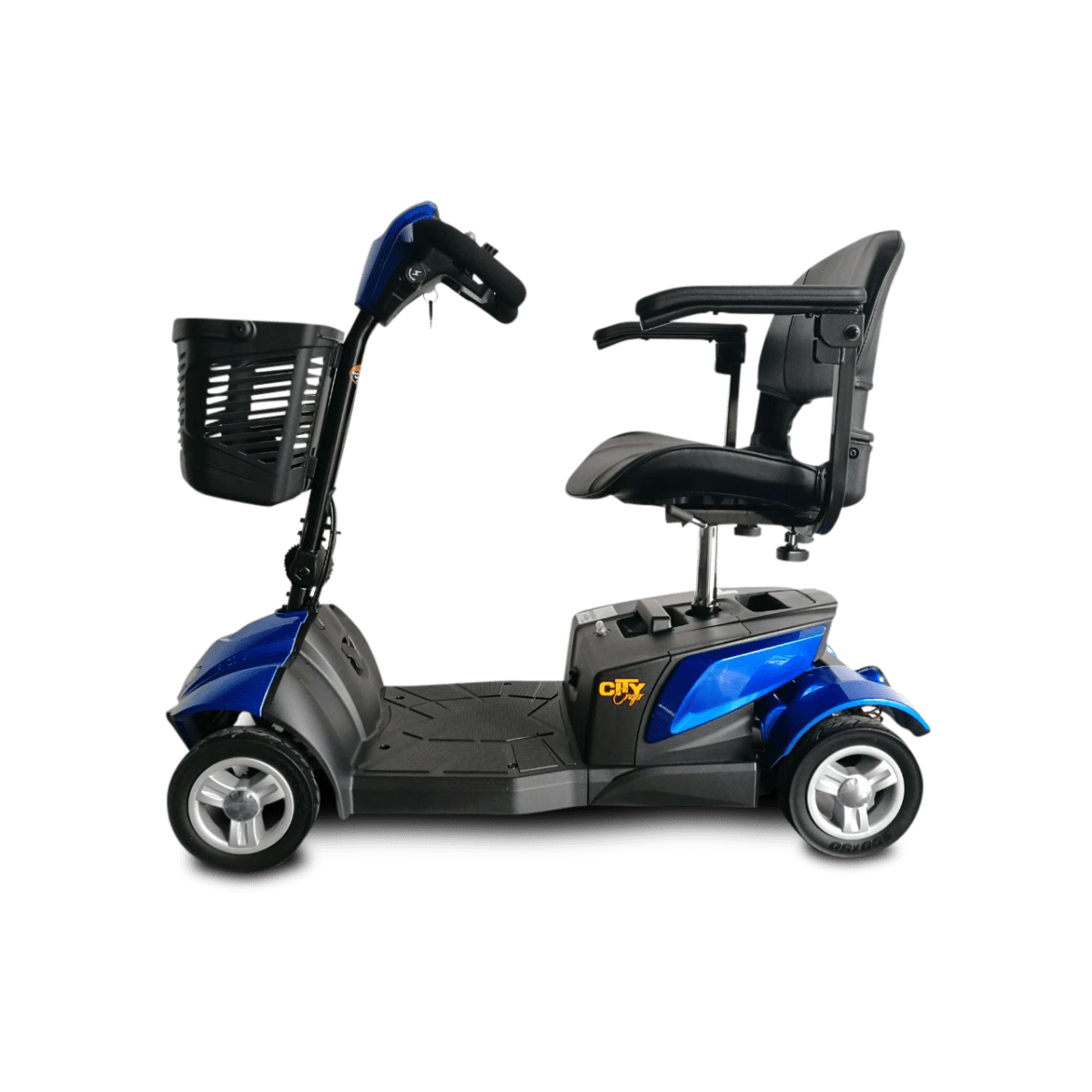 EV Rider CityCruzer 4-Wheel Transportable Mobility Scooter with Mono-Shock Suspension