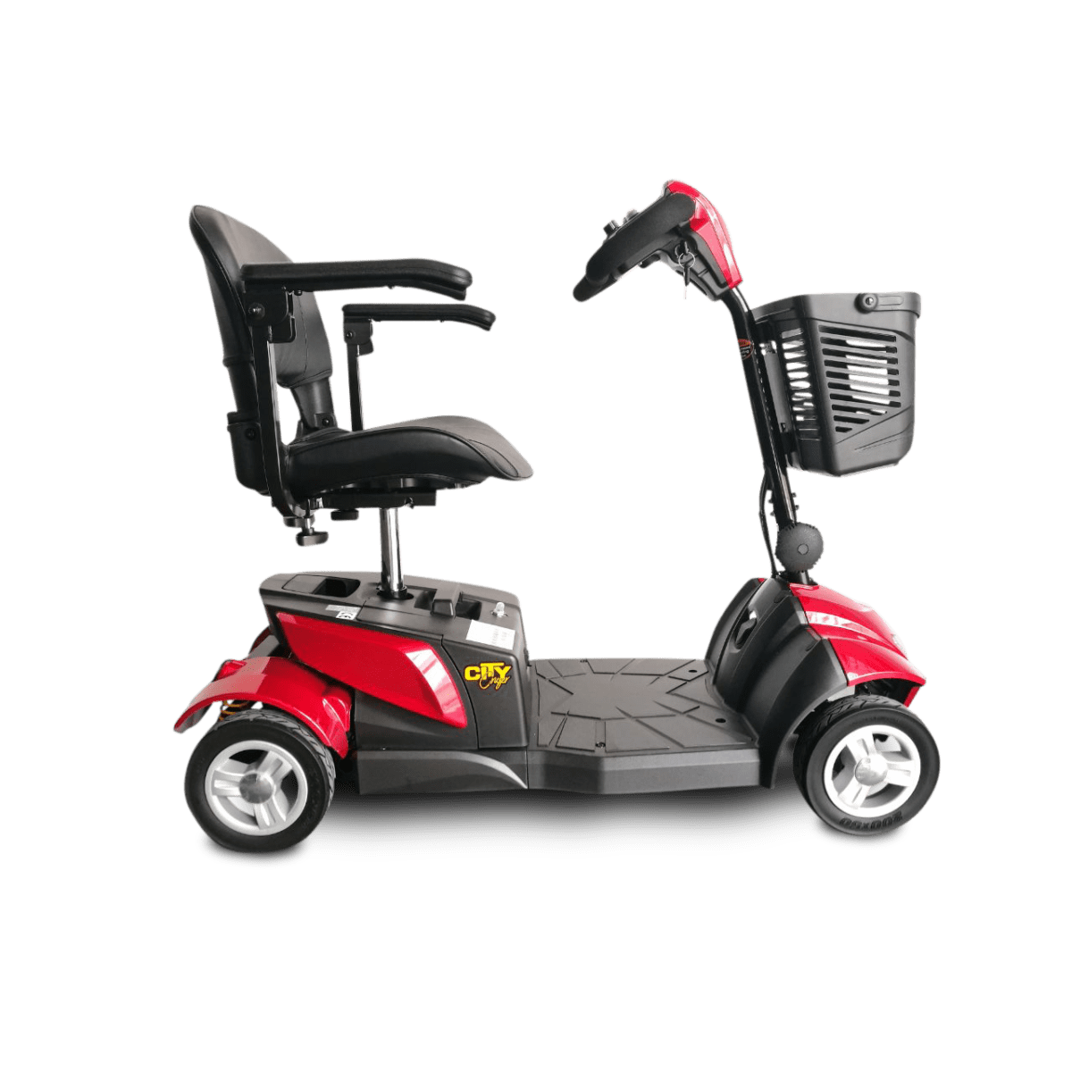EV Rider CityCruzer 4-Wheel Transportable Mobility Scooter with Mono-Shock Suspension