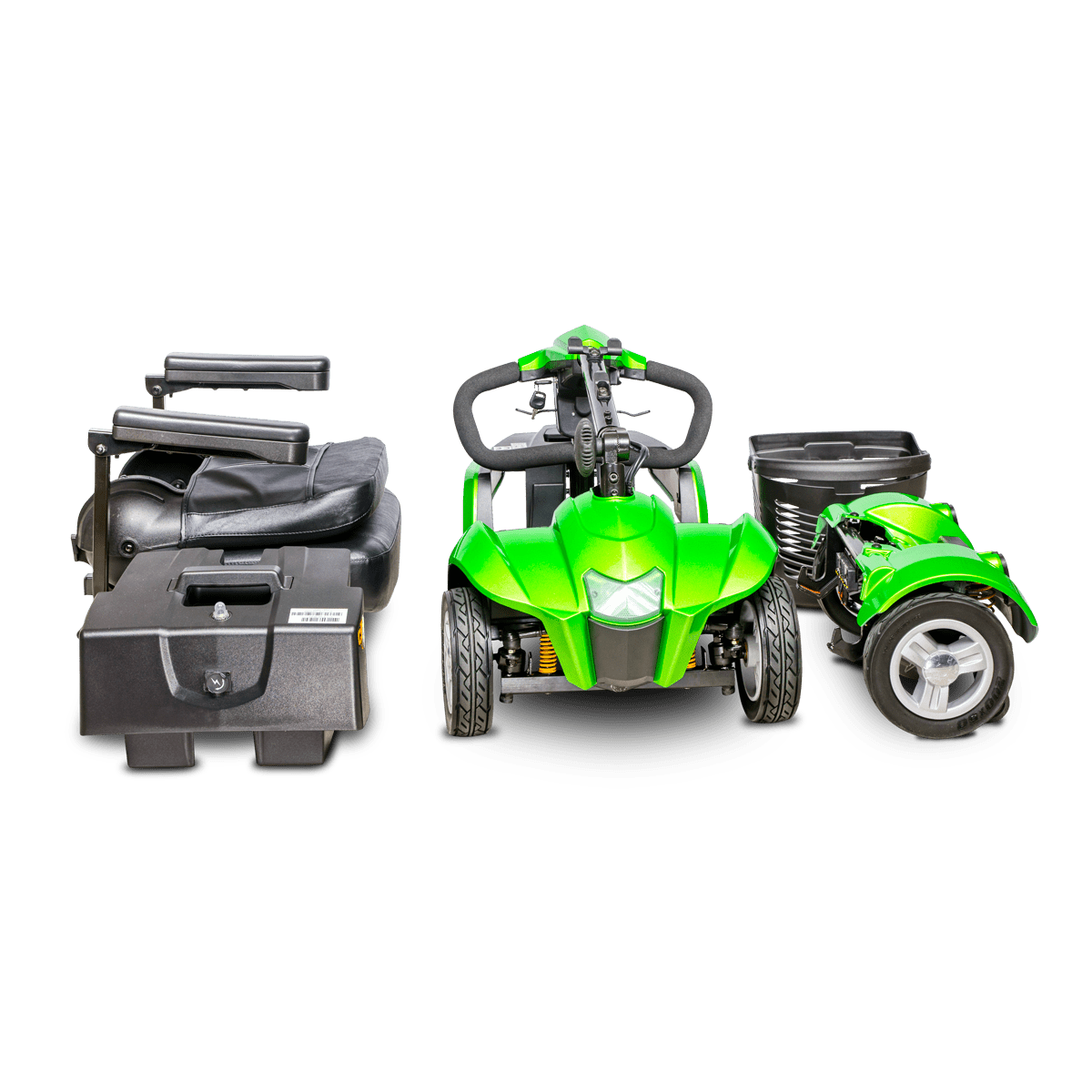EV Rider CityCruzer 4-Wheel Transportable Mobility Scooter with Mono-Shock Suspension