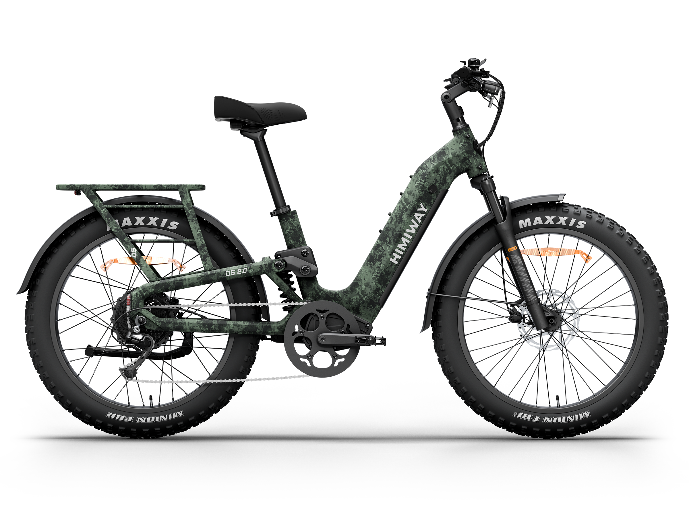 Himiway D5 2.0 Camo Electric Hunting Bike  Electric Bikes Paradise