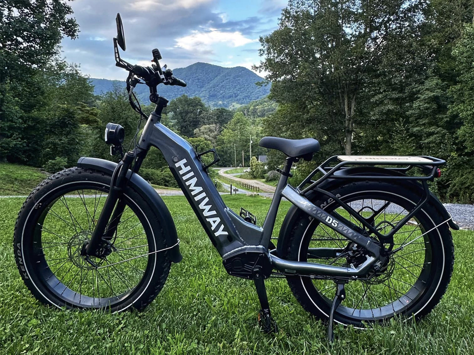 Himiway D5 Zebra Step-Thru Electric Fat Tire Bike  Electric Bikes Paradise