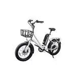 GlareWheel EB-RU 500W Fat Tire Electric Bike with Front Basket  Electric Bikes Paradise