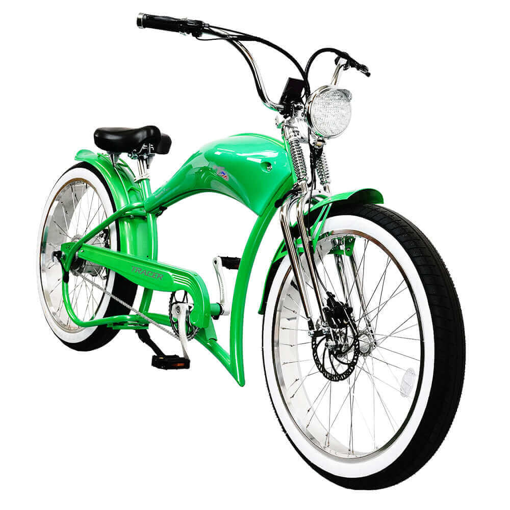Tracer Twenty5 DS 500W Motorcycle-Style Stretch Chopper Electric Bike
