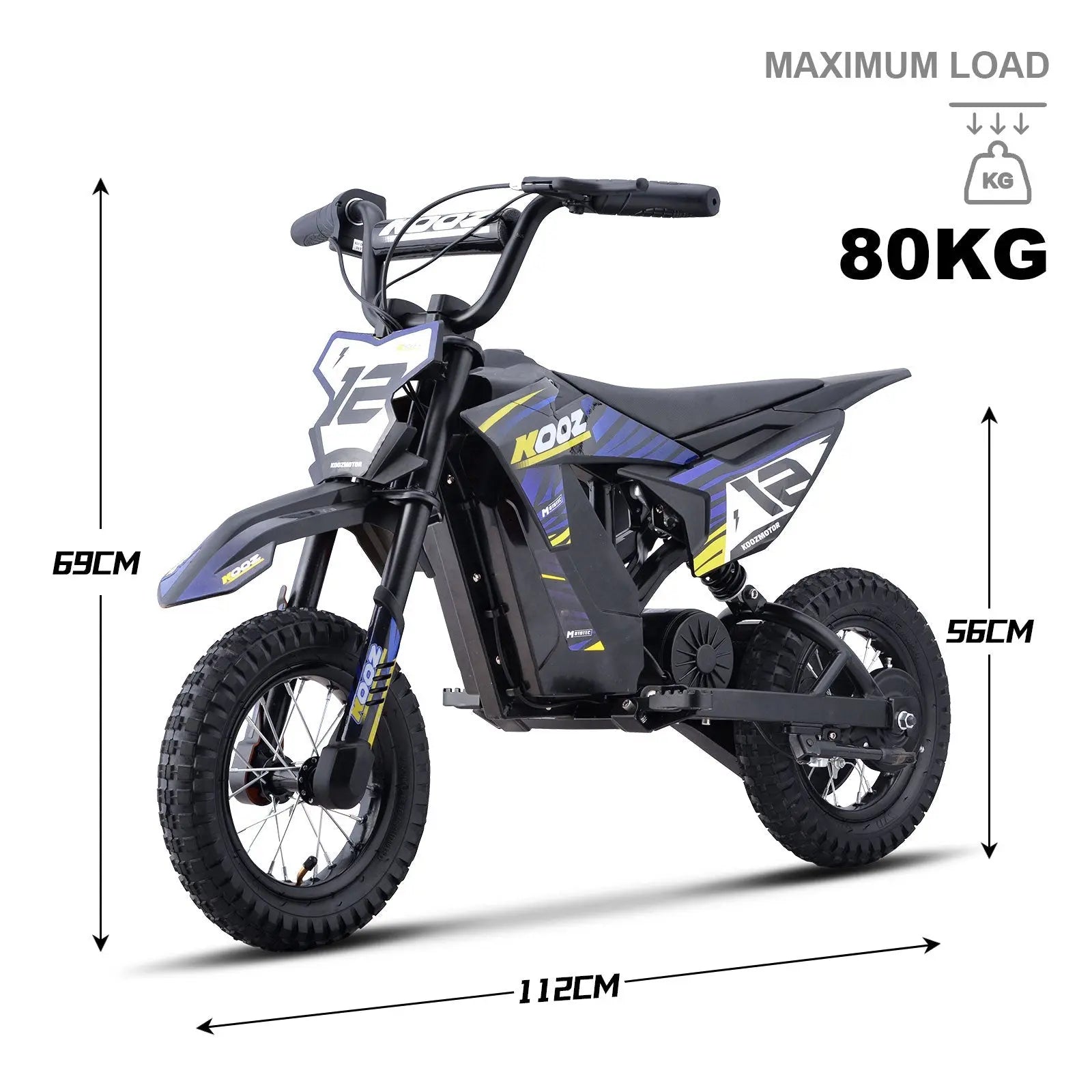 MotoTec 36V 300W Electric Dirt Bike 