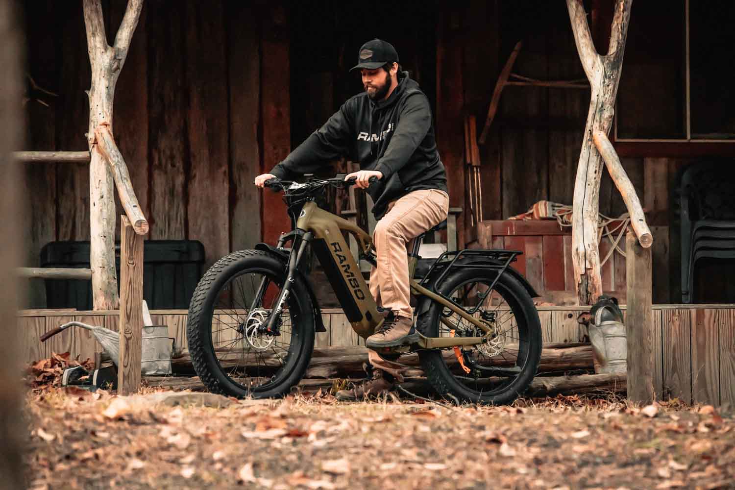 Rambo Dominator HD Full Suspension Electric Hunting Bike