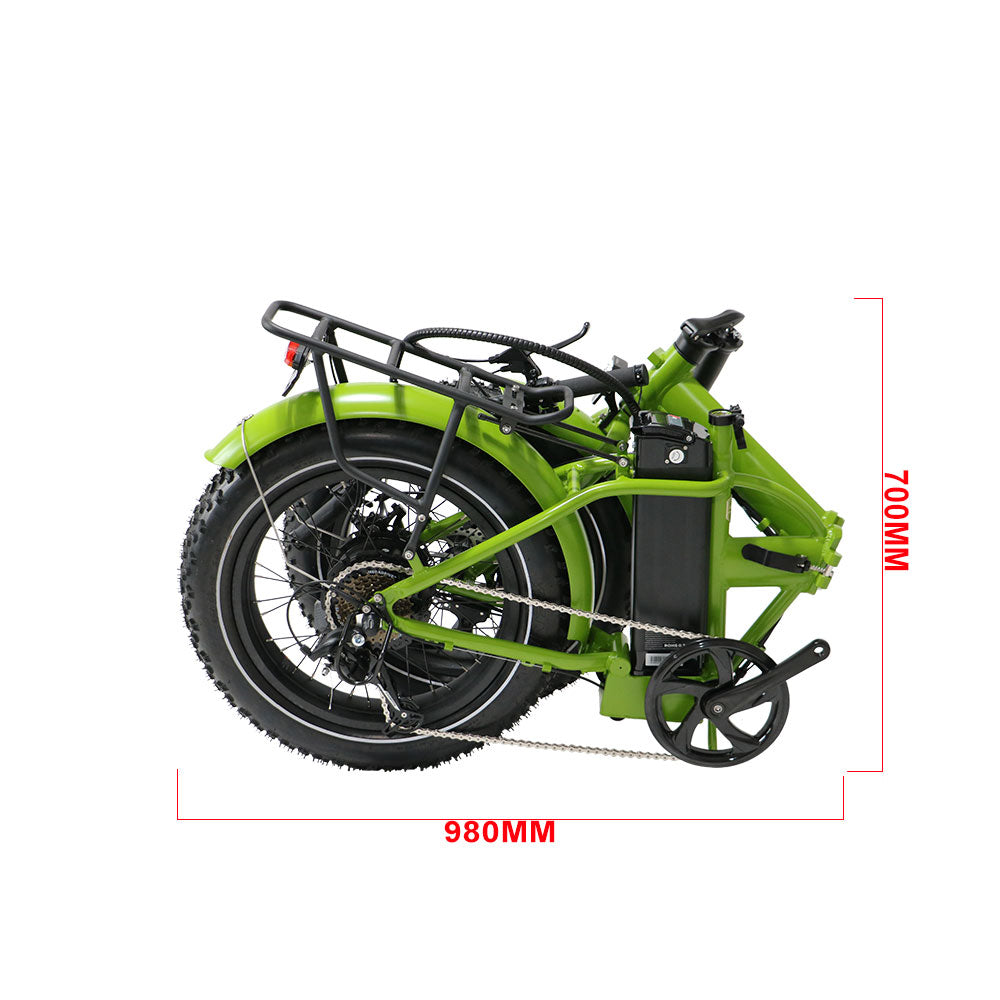 Eunorau E-FAT-MN Folding Fat Tire Electric Bike