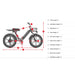GlareWheel EB-AG 750W Fat Tire Moped-Style Electric Bike  Electric Bikes Paradise