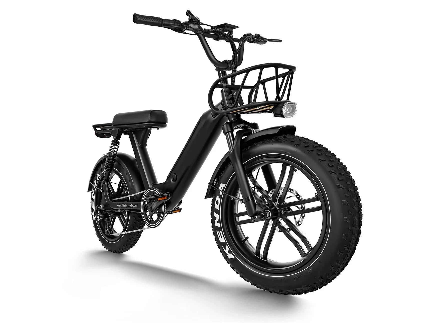 GlareWheel EB-AG 750W Fat Tire Moped-Style Electric Bike