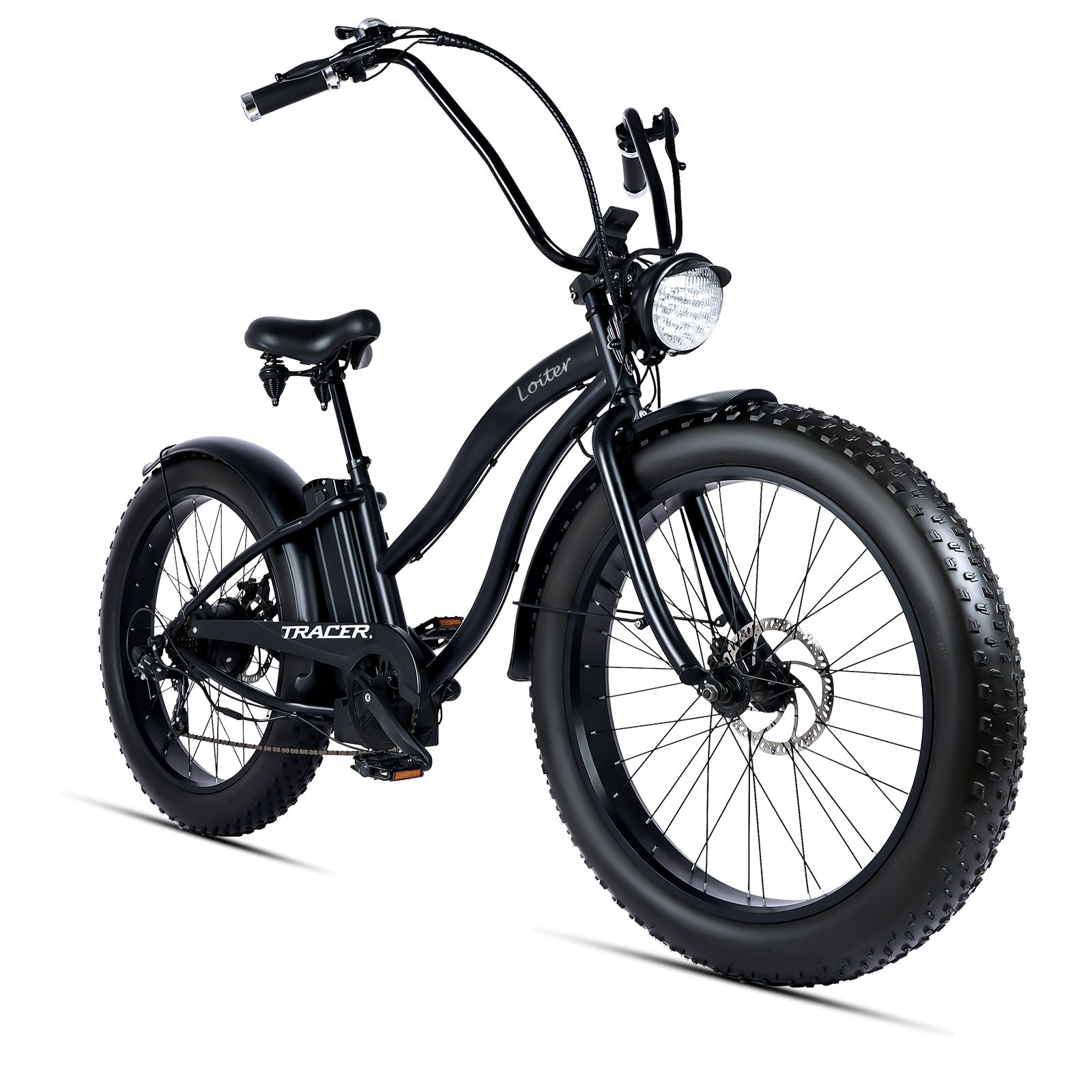Tracer Loiter 800W 48V Fat Tire Electric Cruiser Bike