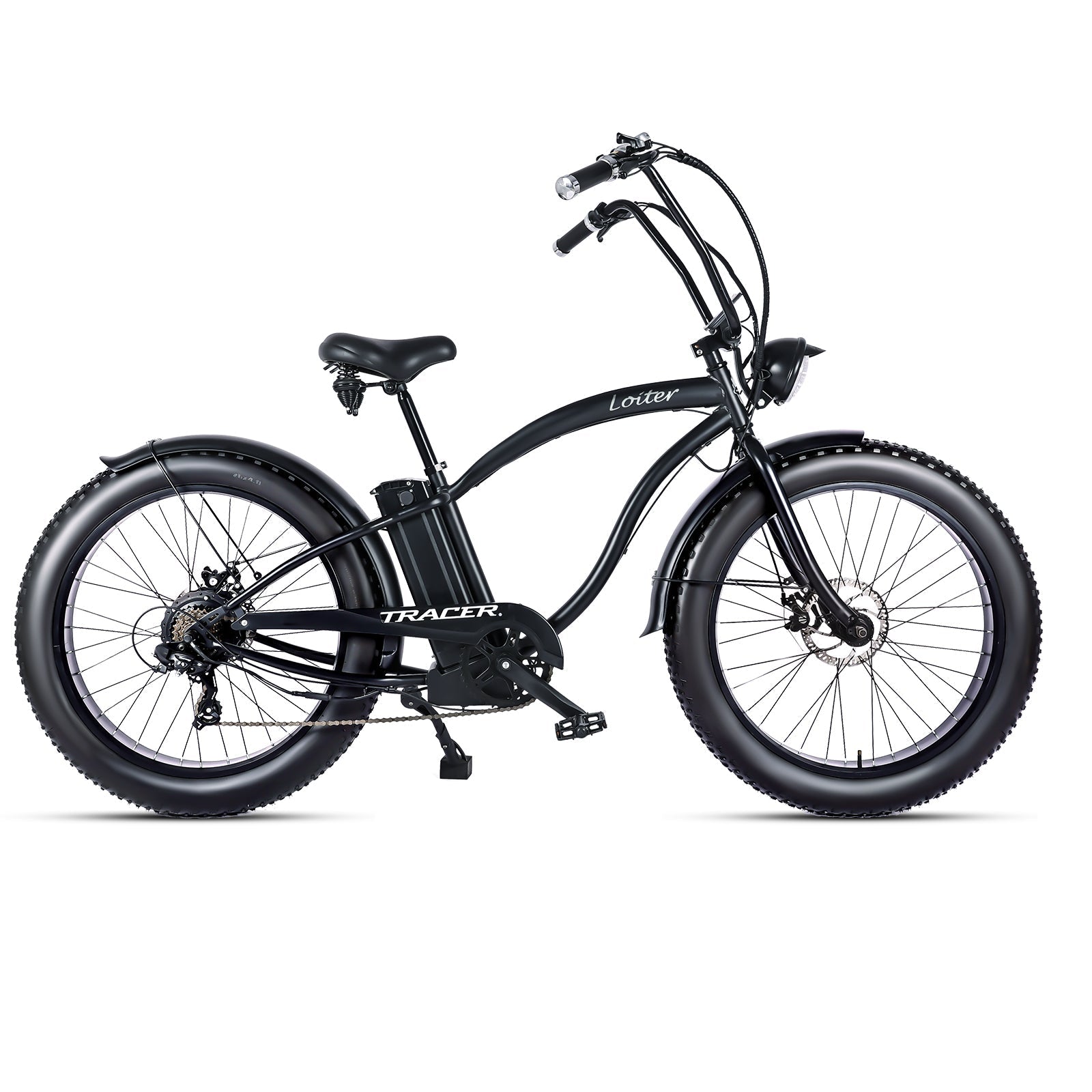 Tracer Loiter 800W 48V Fat Tire Electric Cruiser Bike