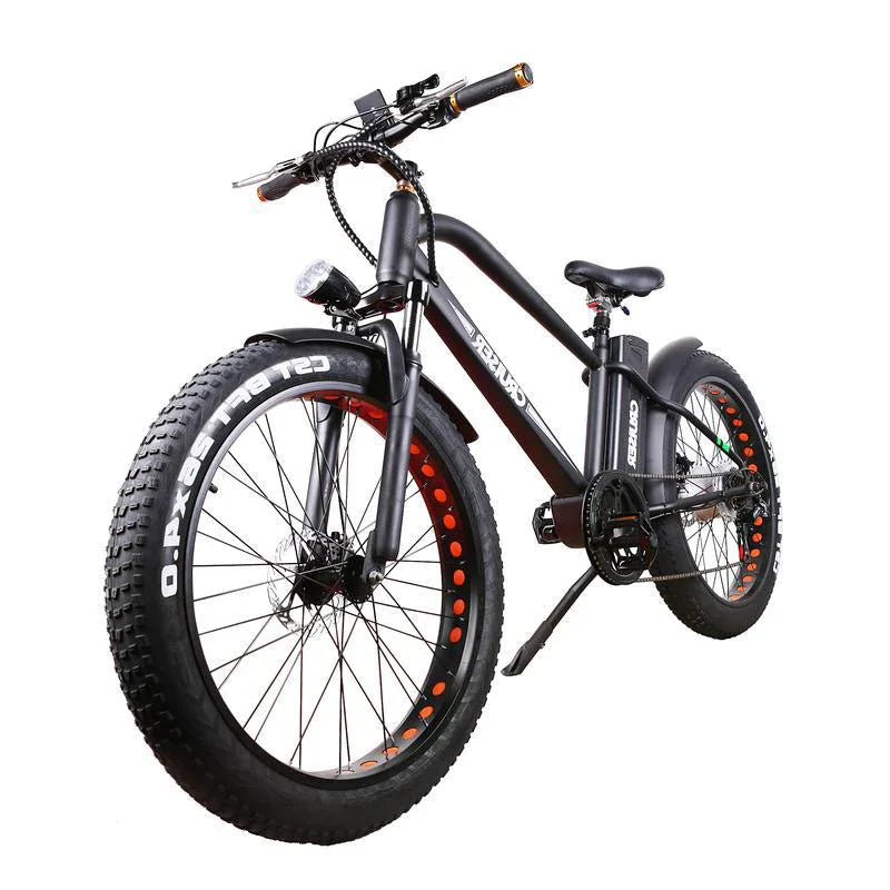 GlareWheel EB-X10 500W 26-Inch Fat Tire Electric Mountain Bike