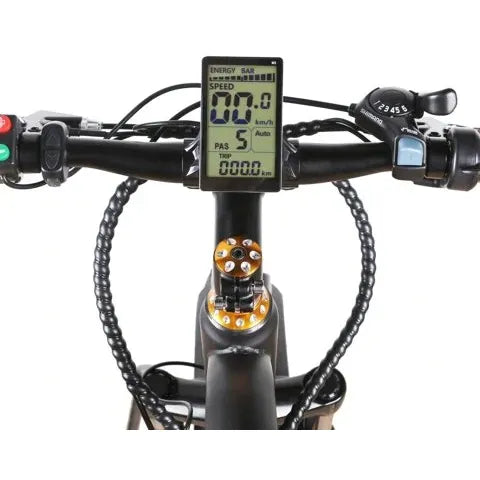 GlareWheel EB-X10 500W 26-Inch Fat Tire Electric Mountain Bike