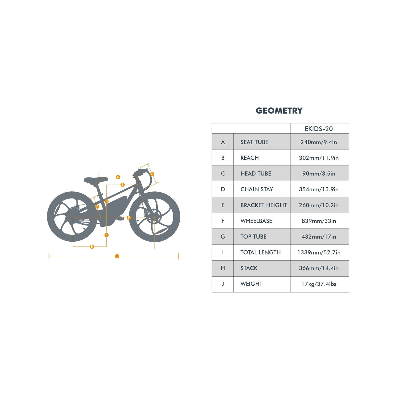 Eunorau EKids20 1.0 Kids Electric Bike