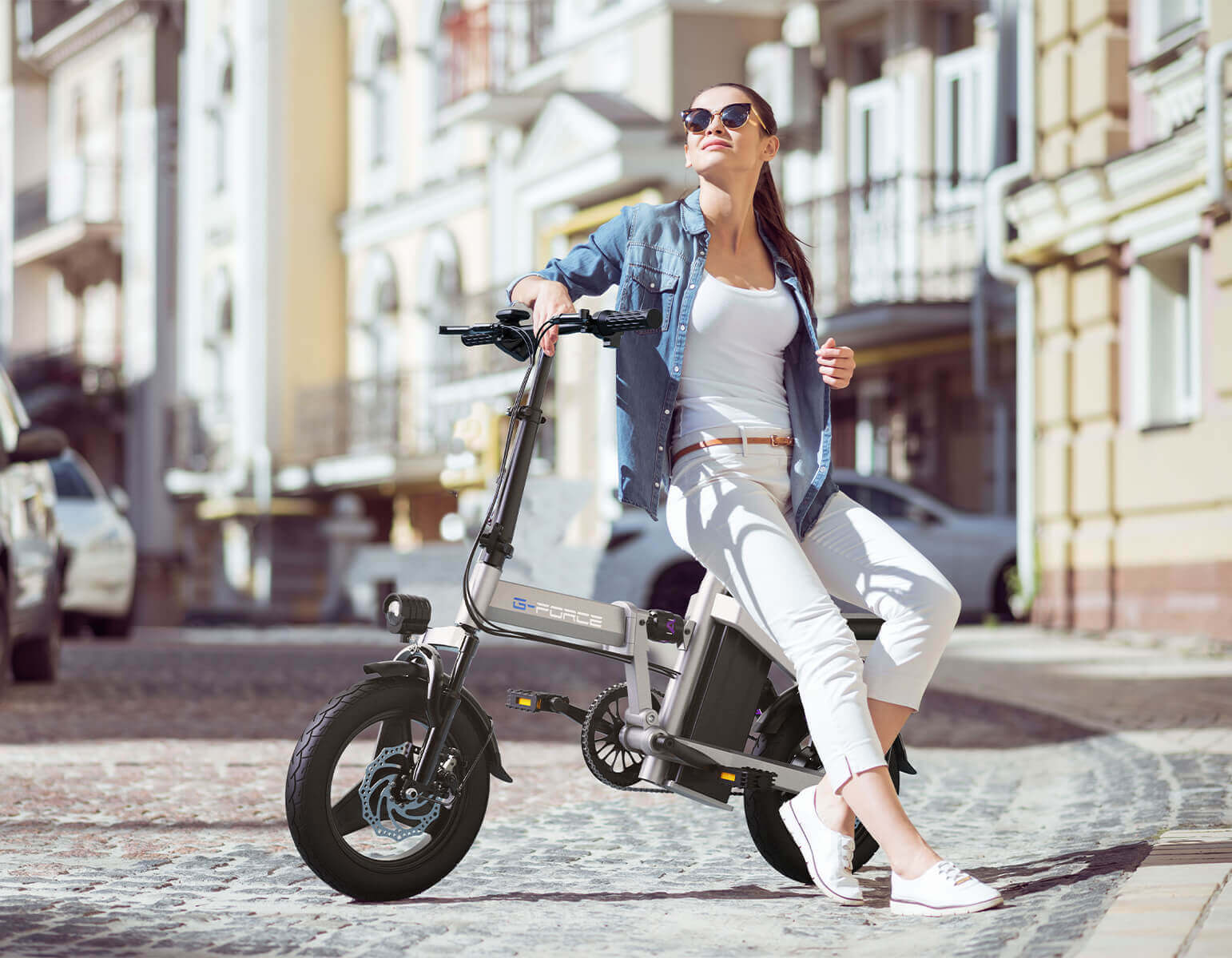 G-Force AE 400W 48V Mini Folding Electric Bike