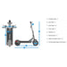G-Force S10 500W 48V Folding Electric Scooter  Electric Bikes Paradise