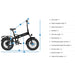 G-Force T42 750W 48V Folding Fat Tire Electric Bike  Electric Bikes Paradise