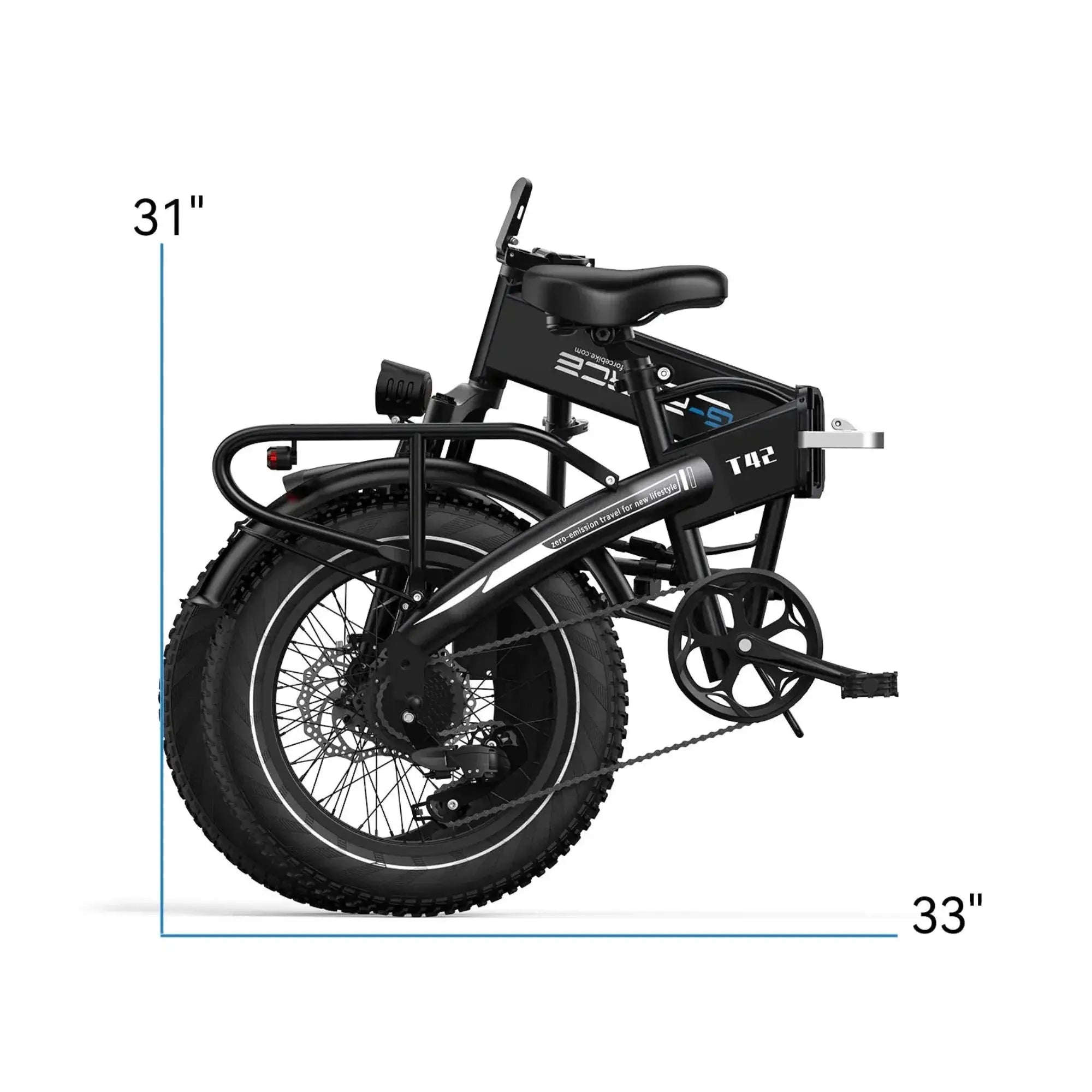 G-Force T42 750W 48V Folding Fat Tire Electric Bike  Electric Bikes Paradise