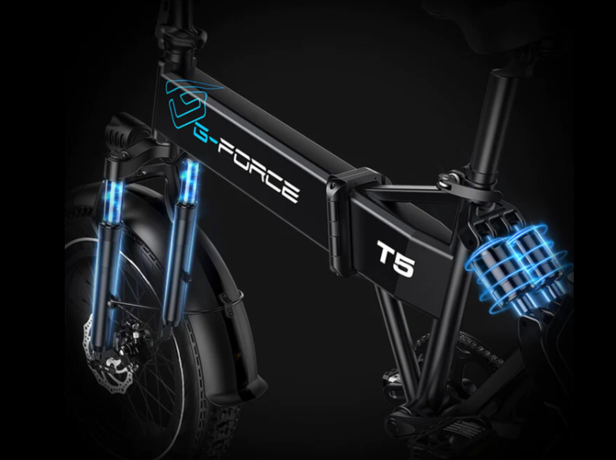 G-Force T5 750W 48V Folding Fat Tire Electric Bike