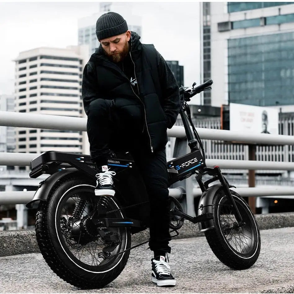 G-Force T7 750W 48V Long Range All Terrain Fat Tire Electric Bike  Electric Bikes Paradise