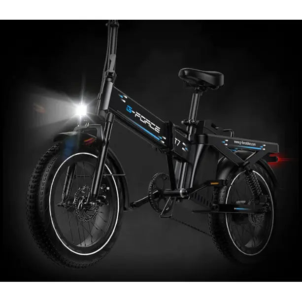 G-Force T7 750W 48V Long Range All Terrain Fat Tire Electric Bike  Electric Bikes Paradise