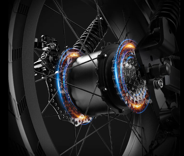 G-Force T7 750W 48V Long Range All Terrain Fat Tire Electric Bike
