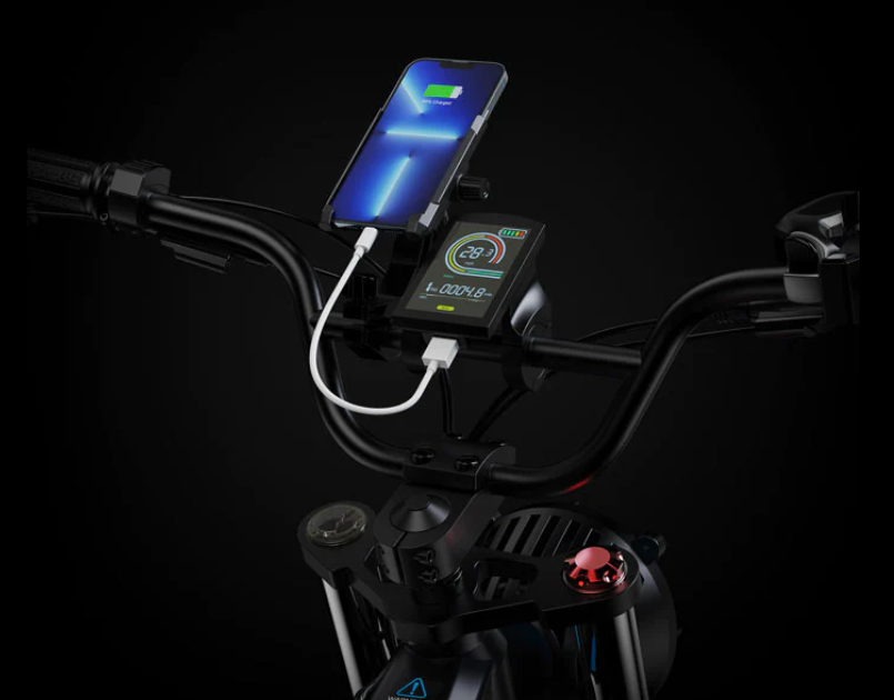 G-Force ZF 750W 48V Moped-Style Step-Through Fat Tire Electric Bike
